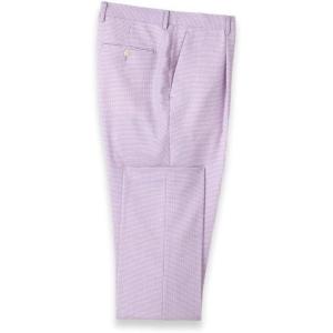 image:imagePaul Fredrick Mens Wool Blend Houndstooth Single Pleat Suit Pant