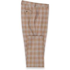 image:imagePaul Fredrick Mens Wool Plaid Flat Front Suit Pant