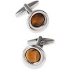 image:imagePaul Fredrick Mens Tigers Eye CufflinkBrown