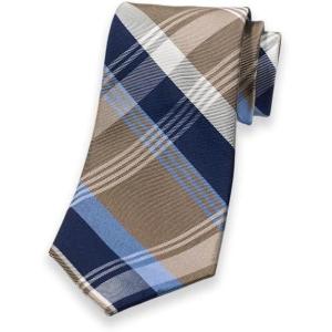 image:imagePaul Fredrick Mens Plaid Woven Silk Tie