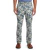 image:imagePaul Fredrick Mens Cotton Printed Flat Fron PantsWhite Multi