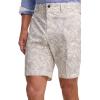 image:imagePaul Fredrick Mens Cotton Printed Flat Front ShortsIvory Multi