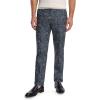 image:imagePaul Fredrick Mens Cotton Printed Flat Fron PantsNavy Multi