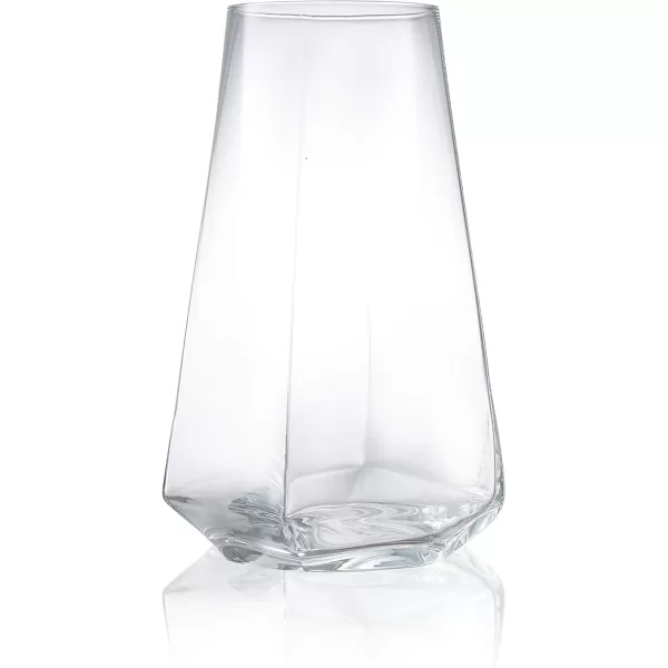 imageJoyJolt Infiniti Highball Glasses Set of 4  18Oz Cocktail Glasses  Glassware Drinking Set  Premium Crystal Glass  Modern and Practical Design  Drinking Glasses for Water Cocktail Beer Juice