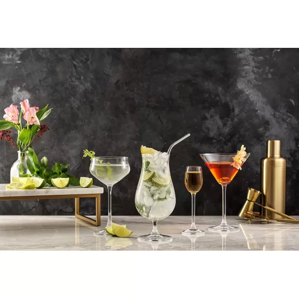 imageJoyJolt Olivia Crystal Martini Glasses  Premium Glassware Set Made in Europe  92 oz Tall Martini Glasses  Elegant Cocktail Glasses  Set of 2 Martini Glass for Drinks such as Martini or Manhattan