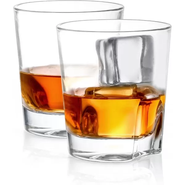 imageJoyJolt Carina Crystal Whiskey Glasses Old Fashioned Whiskey Glass 84 Ounce Ultra Clear Crystal Scotch Glass for Bourbon and Liquor Set Of 2 crystal Glassware