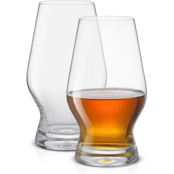 imageJoyJolt Crystal Whiskey Glasses Set of 2  78 Oz Rocks Glasses for Neat or Mixed Drinks  Lowball Whiskey Tumbler Cocktail Glasses with Unique SCurved Shape  Whiskey Glass Set