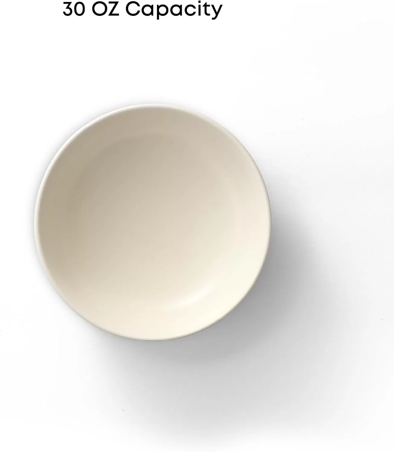 imageJoyJolt Mesa 30oz Stoneware Pasta Bowls Set of 4 Salad Bowls Serving Bowls for Kitchen Oatmeal Soup Dinner Matte Sage Green Dishwasher and Microwave Safe Wide and Shallow Plate BowlsLinen