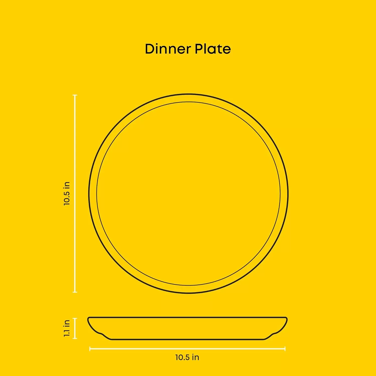 imageJoyJolt Mesa Stoneware Dinner Plates Set of 6 105 Dish Set Dishwasher and Microwave Safe Plate Set Modern Rustic Dinnerware Kitchen Serving Dishes  Matte White LinenLinen