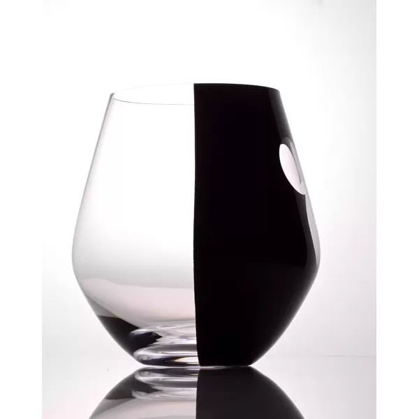 imageJoyJolt Disney Luxury Mickey Mouse Stemmed Red Wine Glasses European Crystal Wine Glasses Set of 2 Drinking Glasses Xmas Disney Stuff Gifts and Cups 23oz Black Wine Glass Disney Wine GlassStemless Wine Glasses