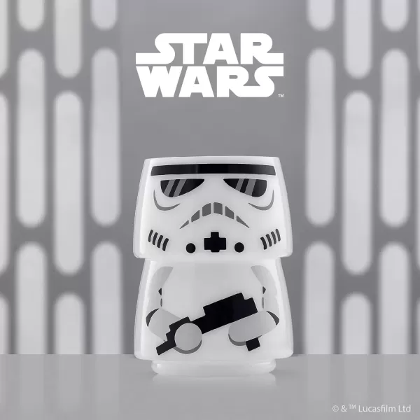 imageJoyJolt Character Stackable Star Wars Drinking Glasses 8oz Stormtrooper Glass Set of 2 with Head and Body Fun Glass Tumblers Star Wars Glassware and Star Wars Merchandise for Bar or KitchenStormtrooper