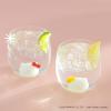 imageJoyJolt Hello Kitty ampamp Mimmy 3D Icon Short Drinking Glasses Set of 2 135oz Stemless Hello Kitty Glass Tumblers Hello Kitty Glassware Sanrio Hello Kitty Stuff for AdultsDOF Glasses