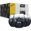 imageJoyJolt Star Wars Ugly Sweater Stemless Glasses Set of 4 Large 15oz Stemless Glass Drinking Glasses Gifts for Kitchen Men or Women Star Wars Collectibles for AdultsLarge