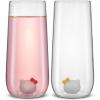 imageJoyJolt Hello Kitty ampamp Mimmy 3D Icon Short Drinking Glasses Set of 2 135oz Stemless Hello Kitty Glass Tumblers Hello Kitty Glassware Sanrio Hello Kitty Stuff for AdultsTall Glasses