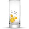 imageJoyJolt Disney Mickey Citrus Highball Glasses Set of 4 Crystal Bar Glasses Grapefruit Cocktail Glasses Premium Xmas Disney Stuff Gifts and Drinking Cups 14oz Colored Glassware Disney TumblerHighball Glasses