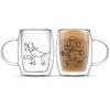 imageDisney Mickey and Pluto Aroma Glass Mugs  135 oz