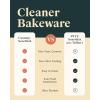 imageCaraway Nonstick Ceramic Bakeware Set 11 Pieces  Baking Sheets Assorted Baking Pans Cooling Rack ampamp Storage  Aluminized Steel Body  Non Toxic PTFE ampamp PFOA Free  CreamSlate