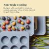 imageCaraway Nonstick Ceramic Bakeware Set 11 Pieces  Baking Sheets Assorted Baking Pans Cooling Rack ampamp Storage  Aluminized Steel Body  Non Toxic PTFE ampamp PFOA Free  CreamSlate