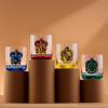 imageJoyJolt Harry Potter House Pride Short Drinking Glasses 10oz Glass Tumblers Kitchen Drinking Glasses Set of 4 Hogwarts Cup Harry Potter Gifts for Adults