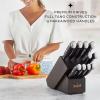 imageJoyJolt 7 Nakiri Knife High Carbon x50 German Steel Kitchen Knife  Magnetic Gift Boxed Japanese KnifeBlock Set Knives