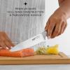 imageJoyJolt 7 Nakiri Knife High Carbon x50 German Steel Kitchen Knife  Magnetic Gift Boxed Japanese KnifeCarving Knife