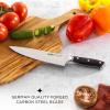 imageJoyJolt 7 Nakiri Knife High Carbon x50 German Steel Kitchen Knife  Magnetic Gift Boxed Japanese KnifeChef Knife
