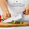imageJoyJolt 7 Nakiri Knife High Carbon x50 German Steel Kitchen Knife  Magnetic Gift Boxed Japanese KnifeChef Knife