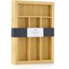 imageJoyJolt Bamboo Expandable Drawer Organizer for Kitchen Utensils Adjustable Cutlery Tray Bamboo Drawer Dividers Organizer for Silverware Flatware Knives in Kitchen Bedroom 46 SlotsBambooBamboo