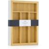 imageJoyJolt Bamboo Expandable Drawer Organizer for Kitchen Utensils Adjustable Cutlery Tray Bamboo Drawer Dividers Organizer for Silverware Flatware Knives in Kitchen Bedroom 46 SlotsBambooWhite