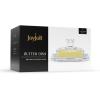 imageJoyJolt Clear Glass Butter Dish with Lid  Fancy Butter Stick Holder Wide Butter Dish for 4oz Sticks VintageStyle Covered Tray for Cute Farmhouse Butter Container Aesthetic