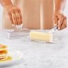 imageJoyJolt Clear Glass Butter Dish with Lid  Fancy Butter Stick Holder Wide Butter Dish for 4oz Sticks VintageStyle Covered Tray for Cute Farmhouse Butter Container Aesthetic