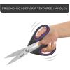 imageJoyJolt Kitchen Shears Heavy Duty Scissors TWO With Scissor Sheaths All Purpose Utility Scissors Herb Scissors Vegetable Scissors Meat Scissors Chicken Shears Stainless Steel Dishwasher SafeOrangeBlack  PurpleBlack