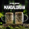 imageJoyJolt Nature Friends Grogu Coffee Mug Set of 2 Double Wall Mug 135oz Large Espresso Cups or Latte Cup Mandalorian Star Wars Mugs Insulated Coffee Mug Clear Glass Cups Coffee Cup Set