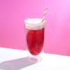 imageJoyJolt Spike Double Wall Glasses Cocktail Beer Drinkware Glass Set of 2  double walled glass 135 Ounces