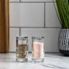 imageSalt Pepper Shakers by JoyJolt  2Oz Salt and Pepper Set of 2  Premium Quality Durable Glass  Elegant Triangle Design  NonBPA and Dishwasher Safe  Ideal for Home Use Restaurant Hotel