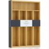 imageJoyJolt Bamboo Drawer Organizer for Kitchen Utensils Drawer Divider for Large Cutlery and Silverware Flatware Holder Tray 5Compartment Silverware Organizer Garage Kitchen ampamp Junk Drawer OrganizerBambooBlack