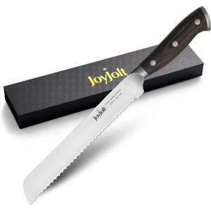 imageJoyJolt 7 Nakiri Knife High Carbon x50 German Steel Kitchen Knife  Magnetic Gift Boxed Japanese KnifeBread Knife