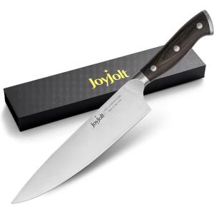 imageJoyJolt 7 Nakiri Knife High Carbon x50 German Steel Kitchen Knife  Magnetic Gift Boxed Japanese KnifeChef Knife