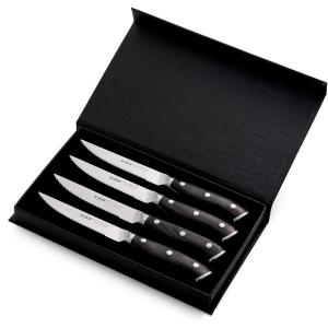 imageJoyJolt 7 Nakiri Knife High Carbon x50 German Steel Kitchen Knife  Magnetic Gift Boxed Japanese KnifeSteak Knives
