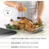 imageJoyFul by JoyJolt 8pc Glass Bakeware Set 4x Baking Pan Dishes and 4x Baking Dish Lids for Kitchen Storage Deep Baking Sheet Oven Tray Rectangle Casserole Dish Lasagna Pans Cake Baking SheetsBlack