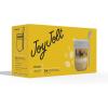 imageJoyJolt 3Pack Glass Overnight Oats Jars with Lids and Spoons Set 16 oz Mason Jars for Overnight Oats Chia Pudding Jars with Lids  BPAFree Leak Proof Small Containers with Lids for Meal PrepWhite