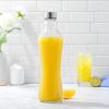 imageJoyJolt Glass Water Bottles  2pc Glass Water Bottle Set 32 oz Water Bottles Clear Glass Bottles with Lids Stainless Steel Leakproof Seal 1 Liter Water Bottles for Juicing or Iced Tea Bottle