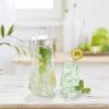 imageJoyJolt Infiniti Water Pitcher  43Oz Deluxe Glass Pitcher  Premium Quality Crystal Lemonade Pitcher  Elegant Classic Design  Perfect Sangria Pitcher Serving Iced Tea Fruit Infusion Juice