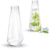 imageJoyJolt Infiniti Water Pitcher  43Oz Deluxe Glass Pitcher  Premium Quality Crystal Lemonade Pitcher  Elegant Classic Design  Perfect Sangria Pitcher Serving Iced Tea Fruit Infusion Juice