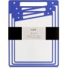 imageJoyJolt Plastic Cutting Board Set White and Black Cutting Boards for Kitchen Dishwasher Safe with Handle Non Slip Large and Small Chopping Board Set Meat Cutting Board with Juice GroovePurple White