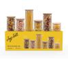 imageJoyJolt Borosilicate Glass Jars With Bamboo Lids 6 Pc Set of Air Tight Sealable Containers Food Jar Canisters with Airtight Lid for Pantry Storage and Kitchen OrganizationBamboo Covers