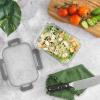 imageJoyJolt Glass Food Storage Containers with Lids 5 Pack Glass Meal Prep Containers Reusable 35oz Single Compartment Airtight Container Set Lunch Containers for Adults and Kitchen Storage ContainersGray