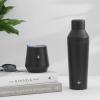 imageJoyJolt Triple Insulated CocktailProtein Shaker Bottle 20oz Shaker Cup with Alcohol Measure Lid and Jigger Cap 12hr Ice Cold Shaker Bottles for Protein Mixes Shake or Smoothie Cups Metal MixerMatte Black