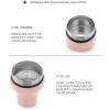 imageJoyJolt Triple Insulated CocktailProtein Shaker Bottle 20oz Shaker Cup with Alcohol Measure Lid and Jigger Cap 12hr Ice Cold Shaker Bottles for Protein Mixes Shake or Smoothie Cups Metal MixerBlush Pink