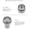 imageJoyJolt Triple Insulated CocktailProtein Shaker Bottle 20oz Shaker Cup with Alcohol Measure Lid and Jigger Cap 12hr Ice Cold Shaker Bottles for Protein Mixes Shake or Smoothie Cups Metal MixerDove Grey